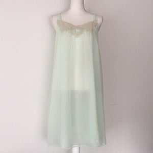 Vintage 60s Van Raalte Negligee Slip Nightgown
